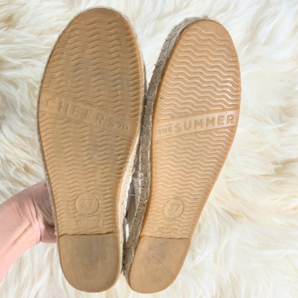 NWOB Soludos Lace-Up Lace Espadrille Sneaker White Women's Size 37EU / 6.5US - Picture 7 of 8